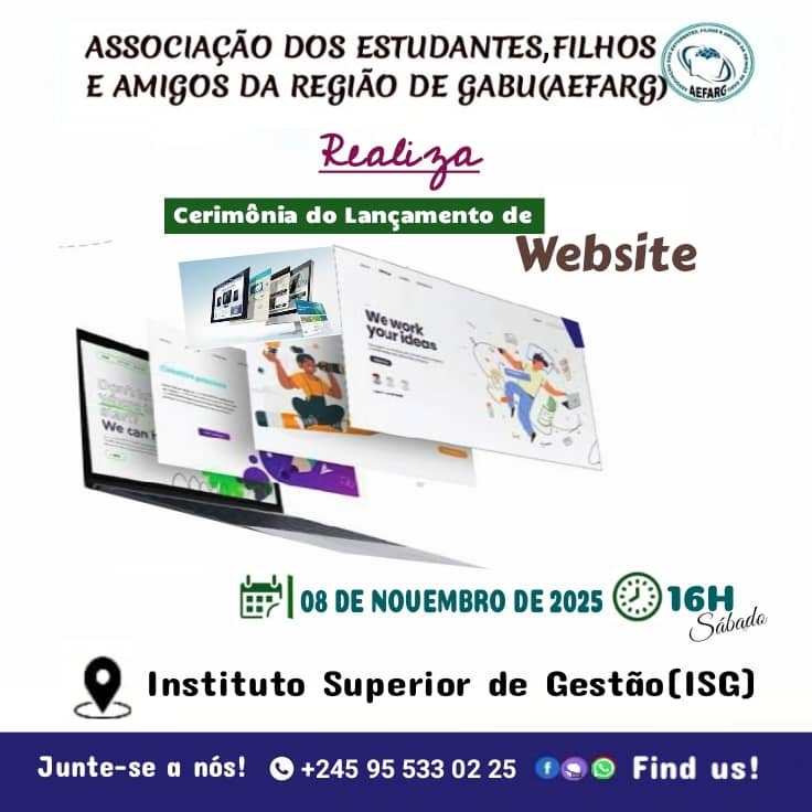 Lançamento Oficial do Website da AEFARG